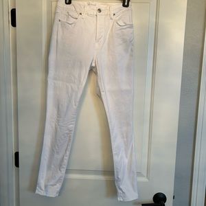 White stretch Good American Jeans